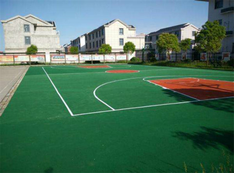 建湖塑膠籃球場